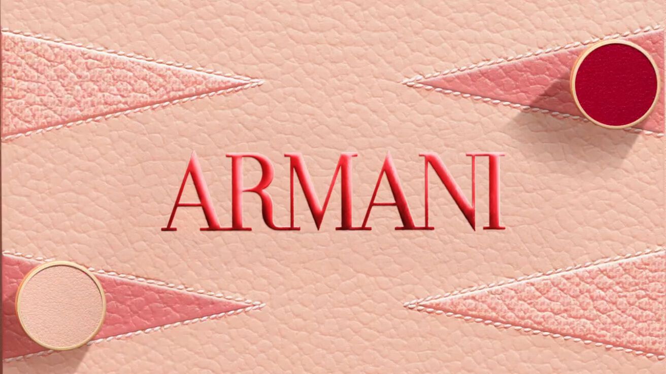 This video showcases Armani Beauty's holiday season collection. It features models at a party, showcasing various makeup products and fragrances. The overall atmosphere is festive and glamorous, with a focus on shimmering lights and elegant attire. The video highlights products such as lipstick, eyeshadow, and perfumes like "Si" and "Stronger With You."