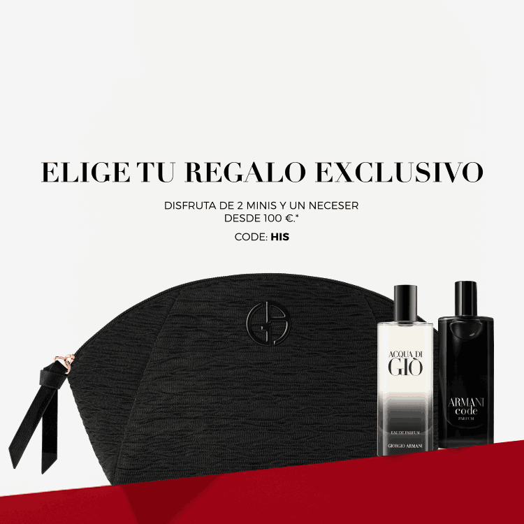 One hand holds Si Passione, while the red counter displays ADGH PROFONDO EDP and a black pouch.