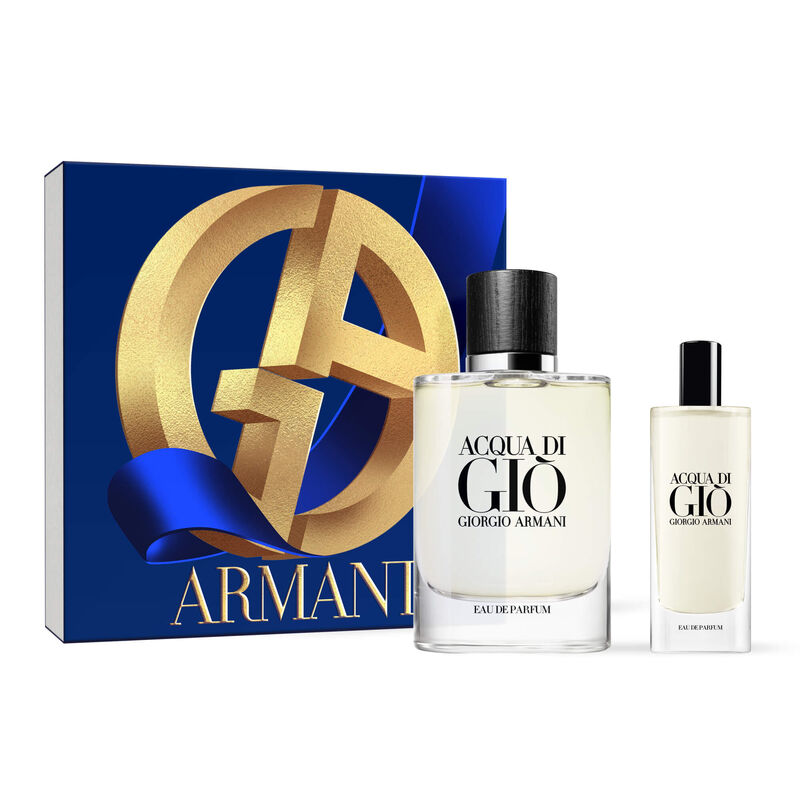 Estuche de regalo Acqua di Giò Eau de Parfum 75 ml El poder infinito del mar. 75 ml + 15 ml