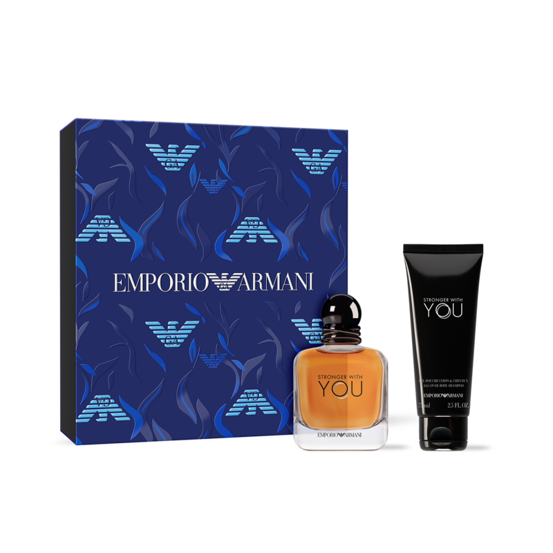 Stronger With You Eau De Toilette 50ml Set De Regalo La fragancia moldeada por la energía de la modernidad. 50 ml + 75 ml